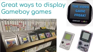 Great ways to store your Game boy games!