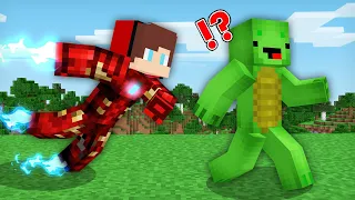 Mikey & JJ Became Iron Man in Minecraft Challenge (Maizen Mizen Mazien)