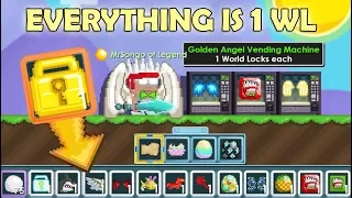BUILDING WORLD CHEAPEST SHOP ON GROWTOPIA 4!! (EXPENSIVE ITEM) OMG!! | GrowTopia