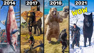 Evolution of Animals in Assassin's Creed Games (2007-2021)