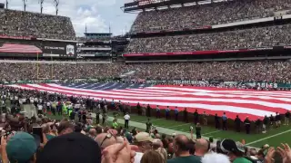 Eagles Browns flyover