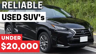 5 Best Used SUVs Under $20,000