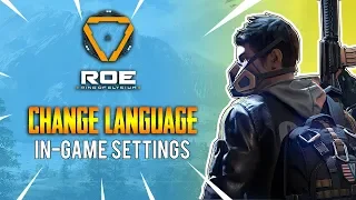 Ring of Elysium - Change Language to English - Game Settings