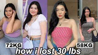 PAANO AKO PUMAYAT?! (How I Lost 30lbs) + My Weight Loss Journey | Toni Sia