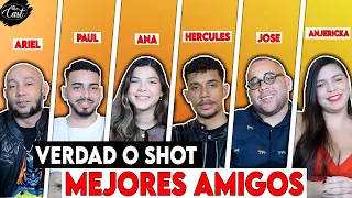 VERDAD O SHOT ENTRE MEJORES AMIGOS (Ft. Hercules, Ana, Jose, Paul, Ariel & Anje) |Thecasttv