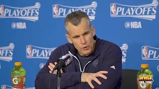 Billy Donovan On Winning Game 3 Over Rockets