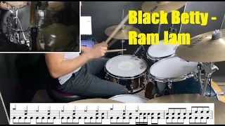 Black Betty Drum Tutorial - Ram Jam