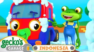 Tempat Cuci Truk | Garasi Gecko | Kartun Populer Anak-Anak | Seru dan Mendidik