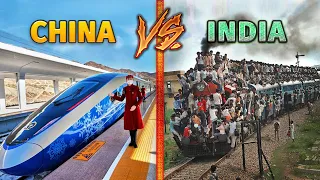 China Railways vs India Railways - This is truly shocking... 🇨🇳 中国vs印度。。。我震惊了