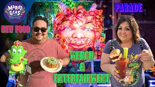 Universal Orlando Mardi Gras 2024 | New Food & Drinks, Merch, Parade, Floats & Entertainment!