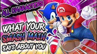 What Your Smash Ultimate Main Says About You | Full Roster