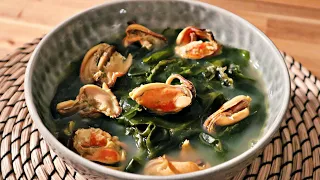 Honghap Miyeok Guk (홍합 미역국): Korean Mussel Seaweed Soup | Birthday Soup