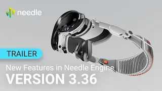 Needle Engine 3.36 — New Features Trailer: Vision OS, Automatic LODs & WebXR 2.0