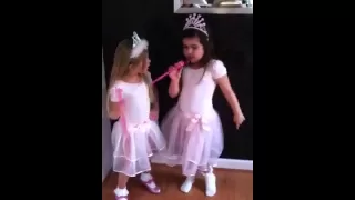 Sophia Grace Brownlee raps Super bass & Rosie Grace McClelland dances!! | Rosie McClelland