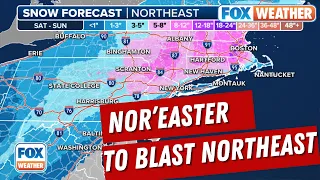 Weekend Nor’easter Set To Wallop Millions In Northeast With Snow, Rain, Wind