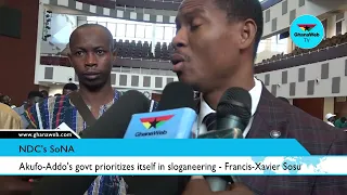 Akufo-Addo's govt prioritizes itself in sloganeering - Francis Xavier Sosu