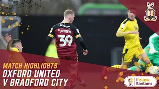 MATCH HIGHLIGHTS: Oxford United 1-0 Bradford City