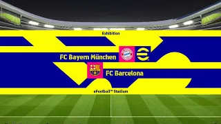 efootball 22 Trial Match. FC Bayern Munich vs FC Barcelona
