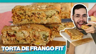 TORTA DE FRANGO SEM FARINHA DE TRIGO | RECEITA FIT E SEM GLÚTEN