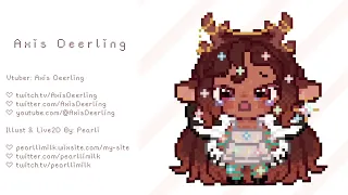 ꒰ Live2D Pixel Model showcase ꒱ @AxisDeerling