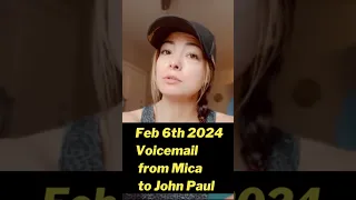 "I Never Should have Left You" Voicemails from Mica Miller to John Paul