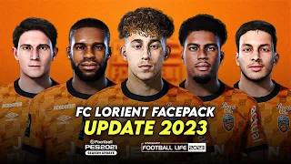 FC LORIENT FACEPACK 2023 | SIDER CPK | SMOKE PATCH FOOTBALL LIFE 2023 & PES 2021