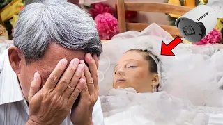 The dad put the camera in his daughter's coffin, and when he turned it on at night, he was shocked!