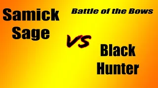 Black Hunter VS Samick Sage Battle of the Bows