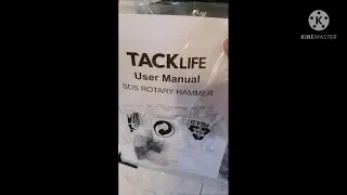 drilling hummer TACKLIFE 1500W 7J power SDS Plus TRH01A unpacking & Busta Rhymes - Touch It