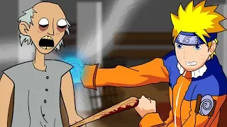 GRANNY THE HORROR GAME ANIMATION #3 : NARUTO Vs Scary Granny