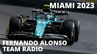 Fernando Alonso Miami GP 2023 - Full Length Team Radio