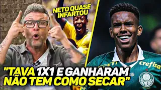 NETO FICA INCONFORMADO com VITÓRIA do PALMEIRAS e FAZ ALGO INUSITADO! "EU NÃO AGUENTO MAIS" 🤣