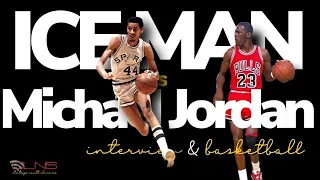 MICHAEL JORDAN vs GEORGE GERVIN - very RARE