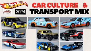 Hot Wheels 2024 Premium Mix - Transport Mix A & Car Culture 2 Pack Mix M