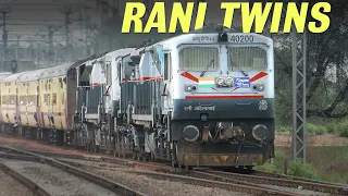 Aggressive Acceleration by Double Diesel Monsters | Rani Twins Special | Indian Railways