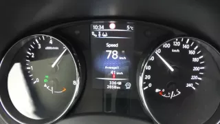 2016 Nissan Qashqai 1.6 DIG-T 163 HP Acceleration 0-100