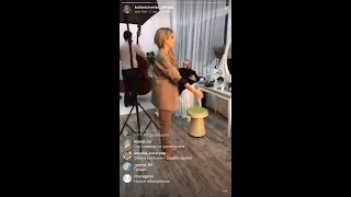 Катя Колисниченко в прямом эфире Instagram 01-12-2017