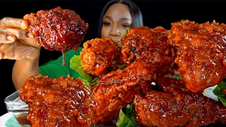 10 2x SPICY CHICKEN MUKBANG | SPICY CAJUN MUKBANG | FRIED CHICKEN MUKBANG | Mukbang | Asmr