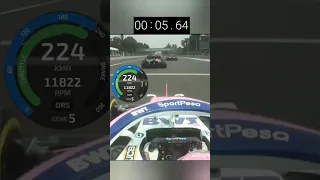 Formula 1 Car Amazing Acceleration 0-336 km/h