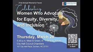 21st Annual Women's Forum March 28 2024