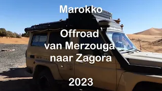 2023 Marokko van Merzouga naar Zagora