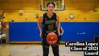 Carolina Lopez Guard Class of 2021 Bronx Science Season Highlights