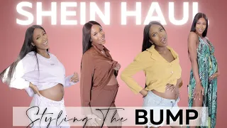 SHEIN PREGNANCY HAUL |  HOW TO STYLE/HIDE THE BUMP| TRYING NEW CLOTHES