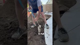 Cutting & Laying Porcelain Brick Edge To A Porcelain Patio