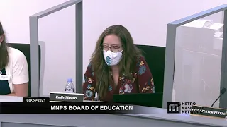 08/24/21 MNPS Board of Education