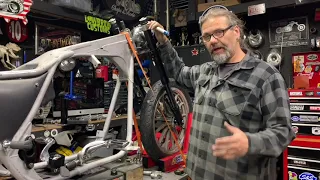 How to lower forks on your #Motorcycle | Garage Build Rideaway