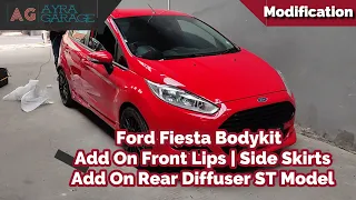 Ford Fiesta Modification #1 : Bodykit | Add On Front Lips, Side Skirts, Rear Diffuser ST Model