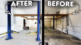 DEEP CLEANING a 23 Year Old Mechanic Shop (Extremely Satisfying)