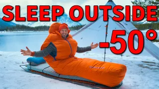 How to Sleep Warm Outdoors in EXTREME COLD // Winter Camping Sleep System