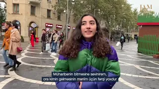 Russian peacekeepers in Karabakh Azerbaijan voxpop (Azerbaijan version)